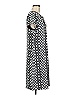 Chico's Print Black Casual Dress Size Med (1) - photo 4