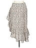 Unbranded 100% Polyester Animal Print Ivory Casual Skirt Size L - photo 1