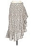 Unbranded 100% Polyester Animal Print Ivory Casual Skirt Size L - photo 2
