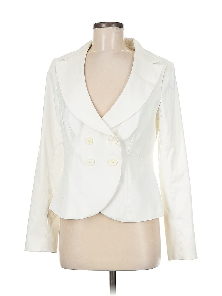 Pre-owned The Limited Blazer Jacket In White