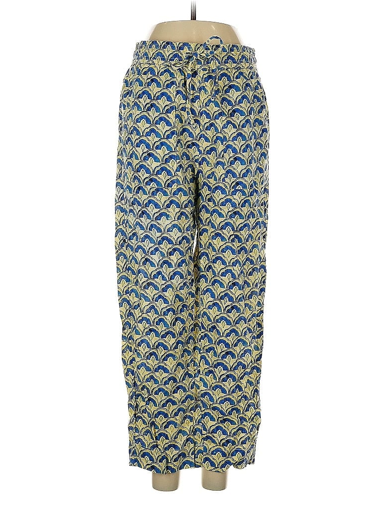 Pre-owned Sigrid Olsen Linen Pants In Blue