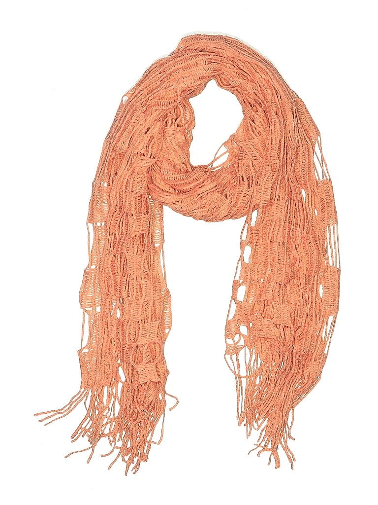 Pre-owned Unbranded Scarf In Orange