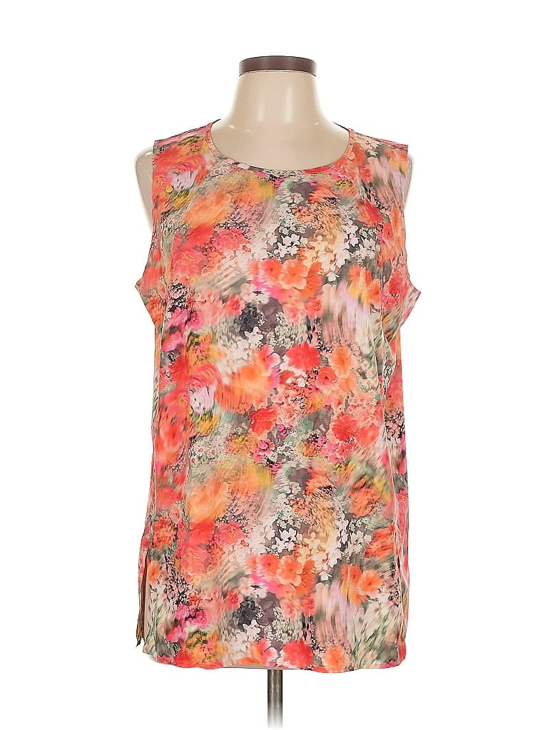 Pre-owned Athleta Sleeveless Blouse In Orange