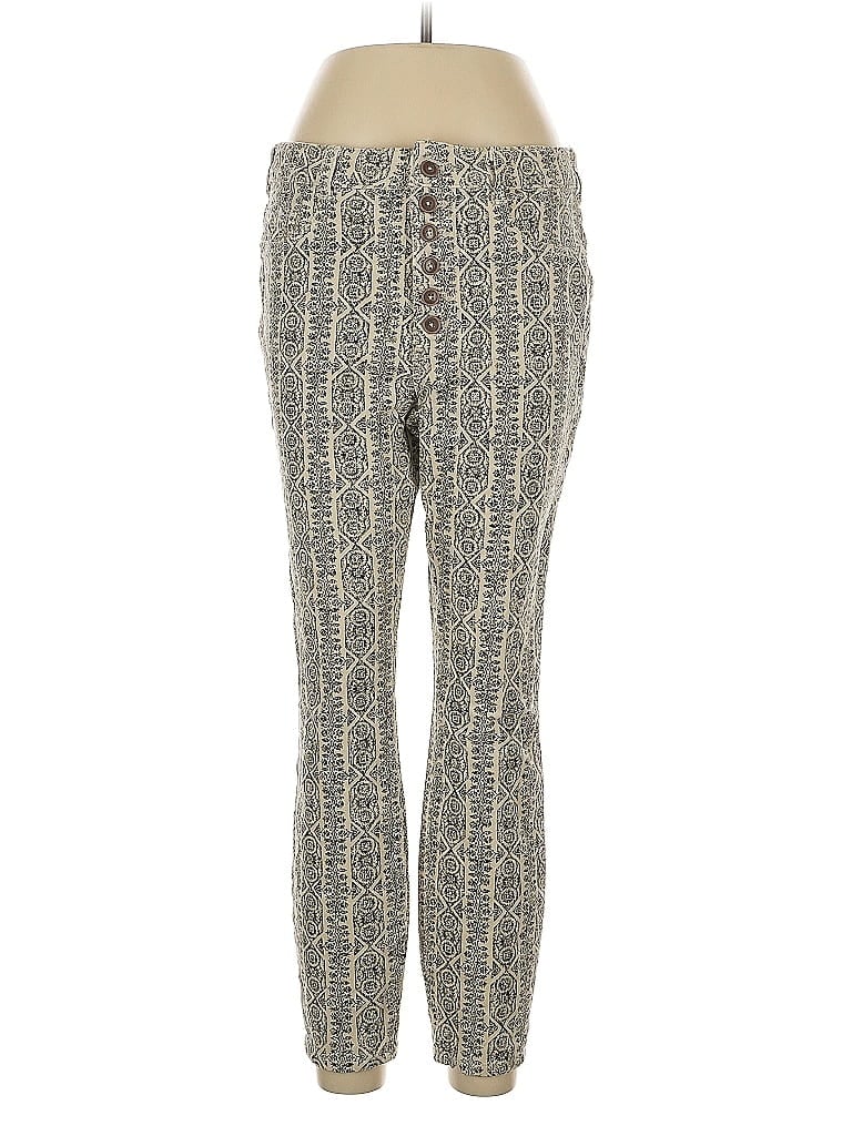 Pre-owned Pilcro By Anthropologie Casual Pants In Gray