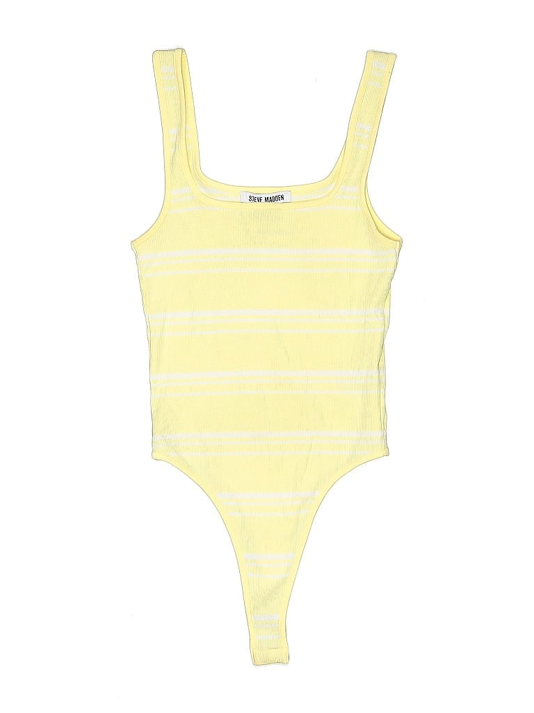 Pre-owned Steve Madden Bodysuit In Yellow