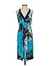 Tahari Print Blue Cocktail Dress Size P (petite) - photo 1