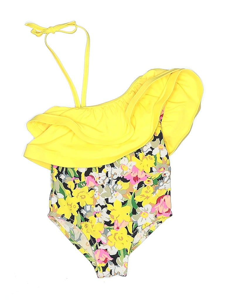 Pre-owned Unbranded Kids' One Piece Swimsuit In Yellow