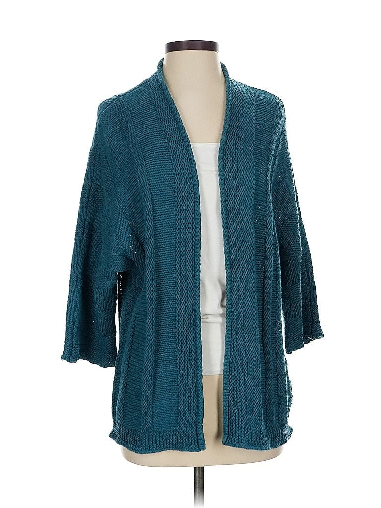 Pre-owned Jjill Cardigan Sweater In Blue