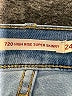 Levi's Stripes Blue Black Jeans Size 24 waist - photo 6