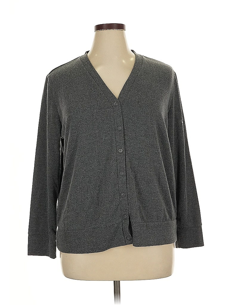 Pre-owned 32 Degrees Cardigan Sweater In Gray