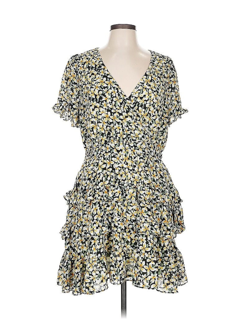 Pre-owned Kori America Casual Dress In Yellow
