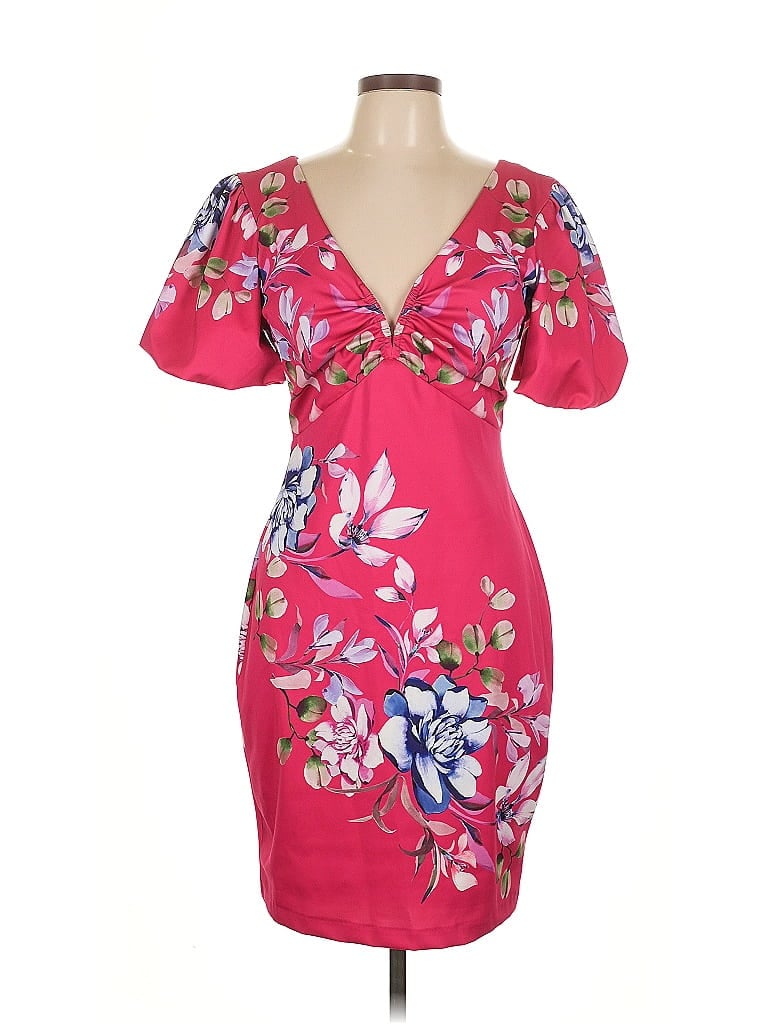 Pre-owned Guess Cocktail Dress In Pink