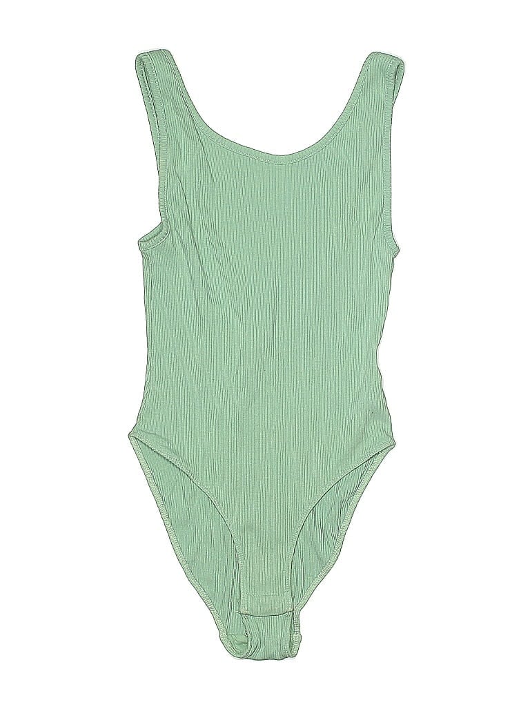 Pre-owned Out From Under Bodysuit In Green