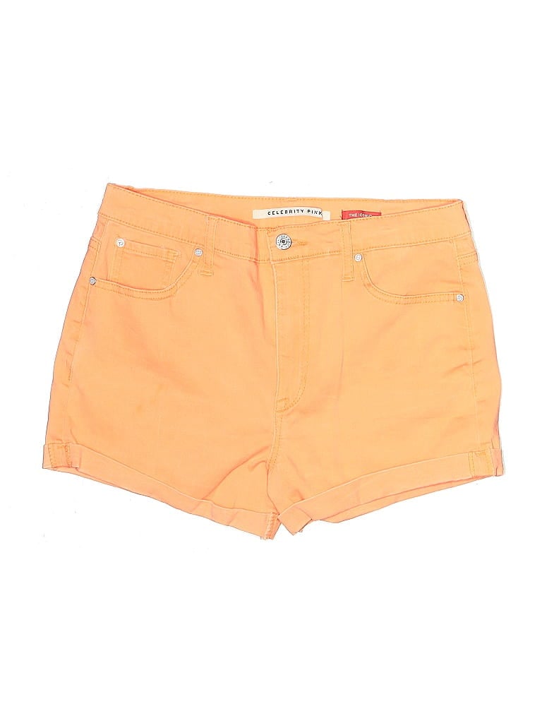 Pre-owned Celebrity Pink Denim Shorts In Brown