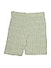 Unbranded 100% Polyester Tweed Green Shorts Size M - photo 2