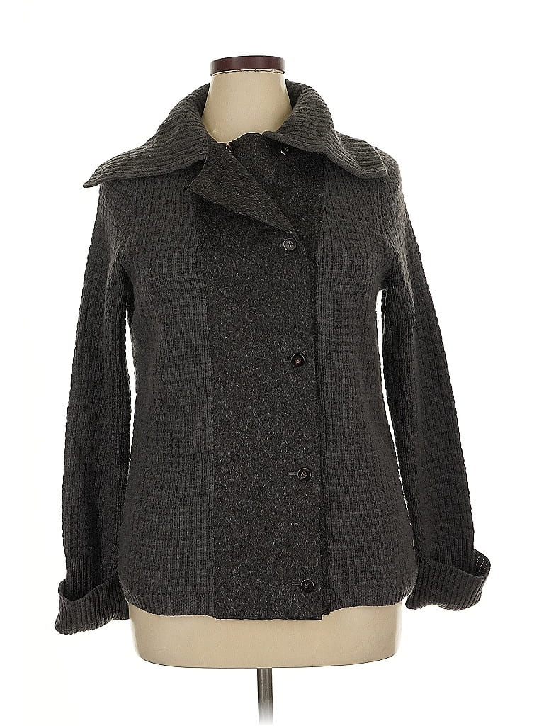 Pre-owned Tse Cashmere Cardigan Sweater In Gray