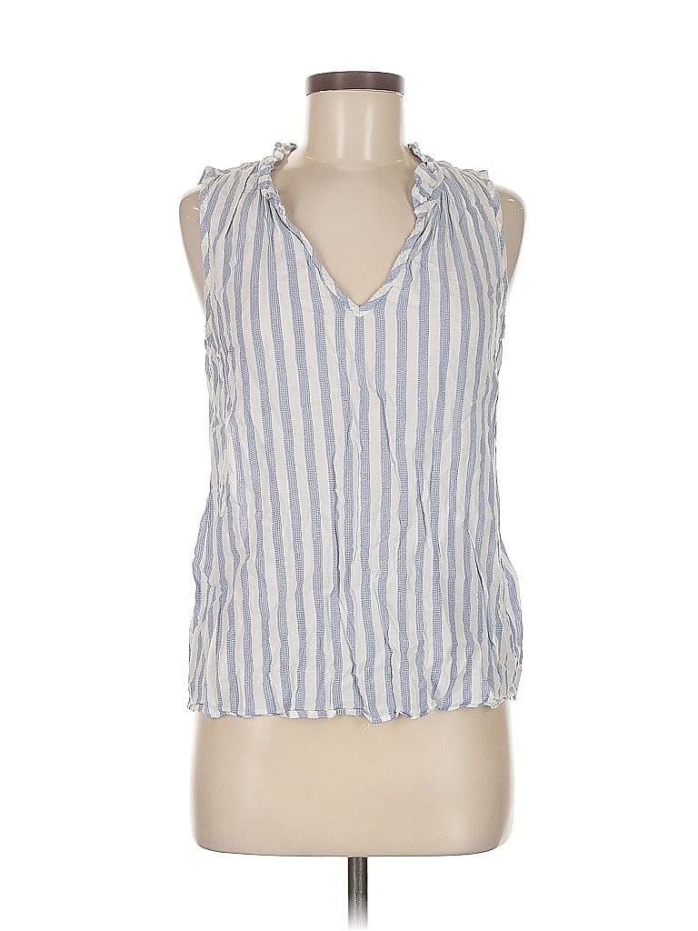 Click to view more detailed imagery on our partner's website Pre-owned Cloth & Stone Sleeveless Blouse In Blue