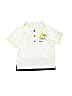 Timberland 100% Cotton Ivory Short Sleeve Polo 3-6 MO / 6 MO - photo 1