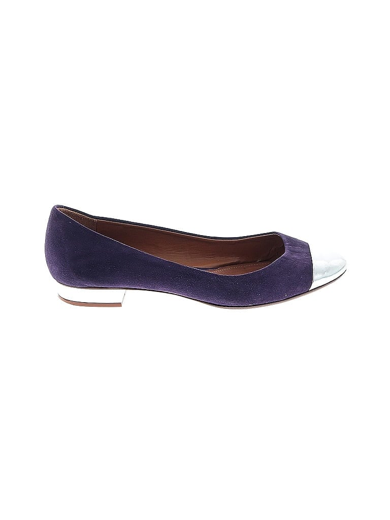 Pre-owned Schutz Flats In Purple