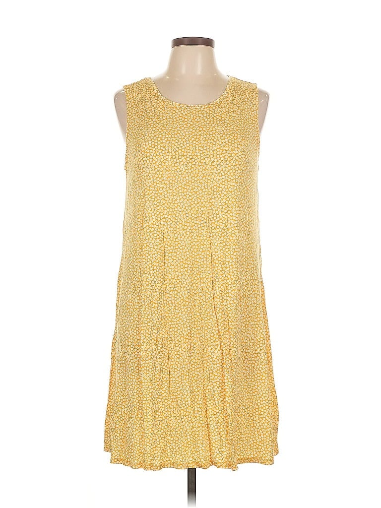 Pre-owned Amazon Essentials Casual Dress In Yellow
