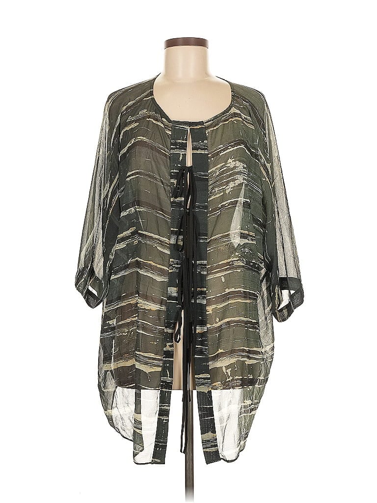 Pre-owned Crea Concept Kimono In Green
