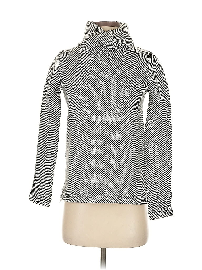 Pre-owned J.crew Factory Store Turtleneck Sweater In Gray