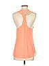 San Joy 100% Polyester Orange Sleeveless Blouse Size S - photo 2