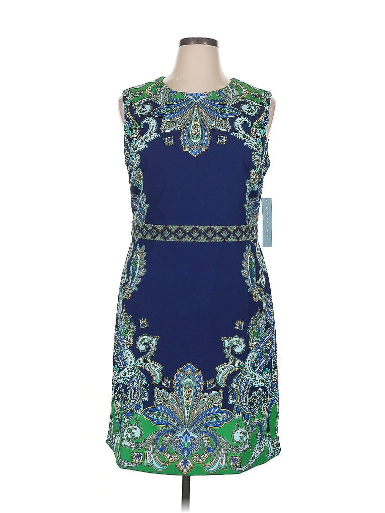 Pre-owned London Times Cocktail Dress In Blue