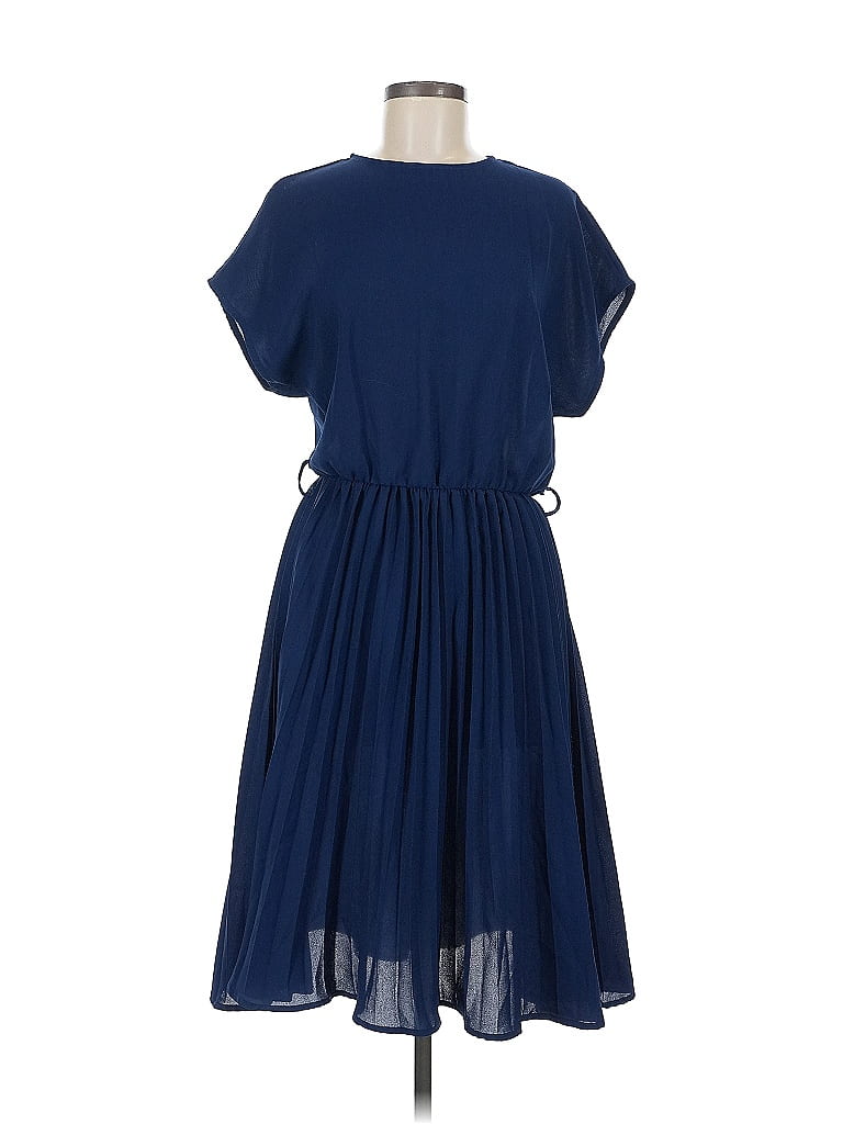 Pre-owned Unbranded Casual Dress In Blue