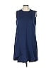 Tibi Solid Blue Casual Dress Size 12 - photo 1