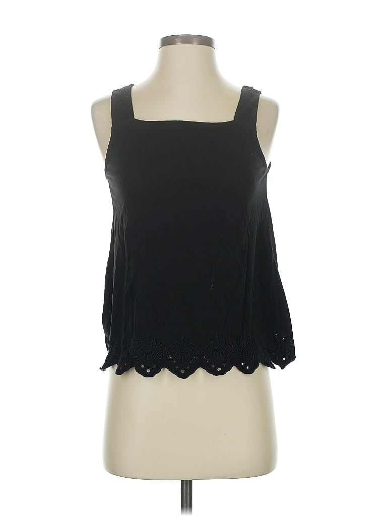 Pre-owned Ann Taylor Loft Outlet Tank Top Black Strapless Neckline Tops