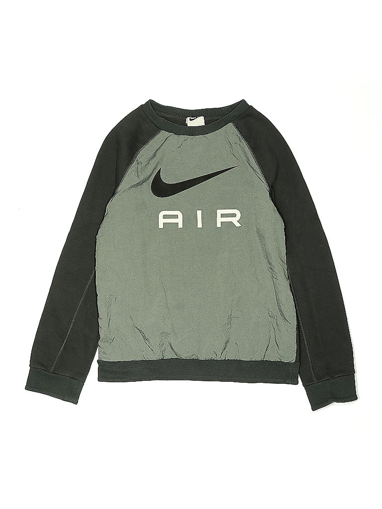 Click to view more detailed imagery on our partner's website Pre-owned Nike Kids' Sweatshirt In Gray