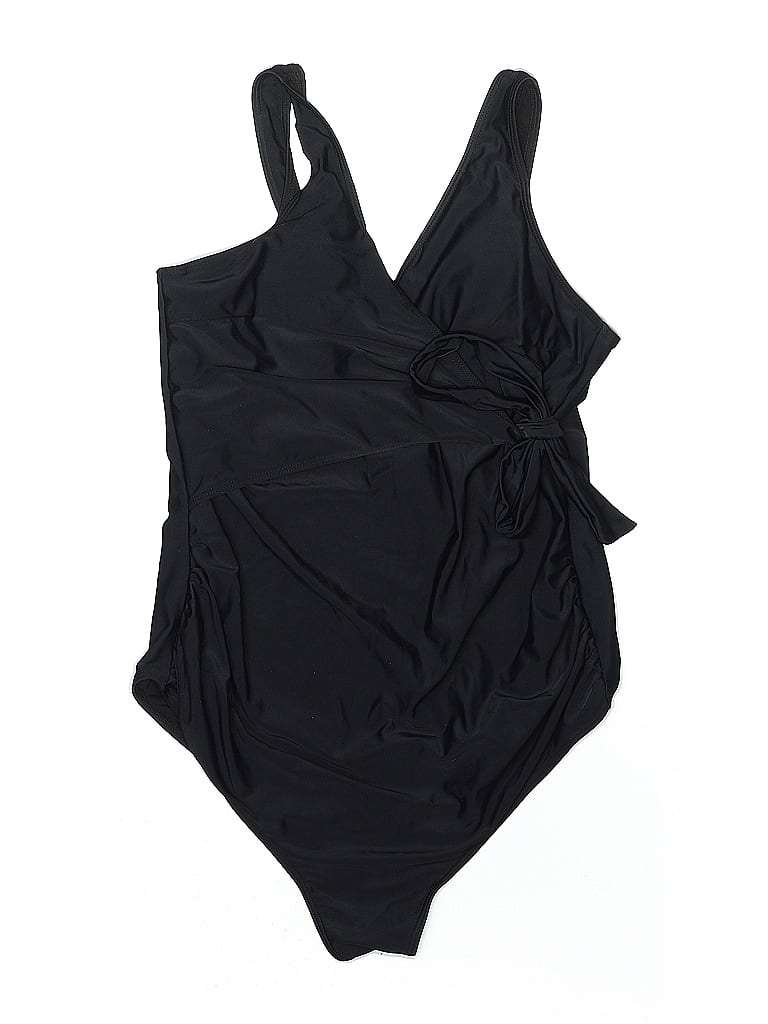 Pre-owned Unbranded One Piece Swimsuit In Black