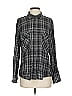 Sanctuary 100% Rayon Plaid Gray Long Sleeve Blouse Size S - photo 1