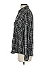 Sanctuary 100% Rayon Plaid Gray Long Sleeve Blouse Size S - photo 5
