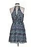 BCBGeneration 100% Polyester Print Blue Black Cocktail Dress Size S - photo 2