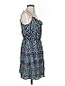 BCBGeneration 100% Polyester Print Blue Black Cocktail Dress Size S - photo 4