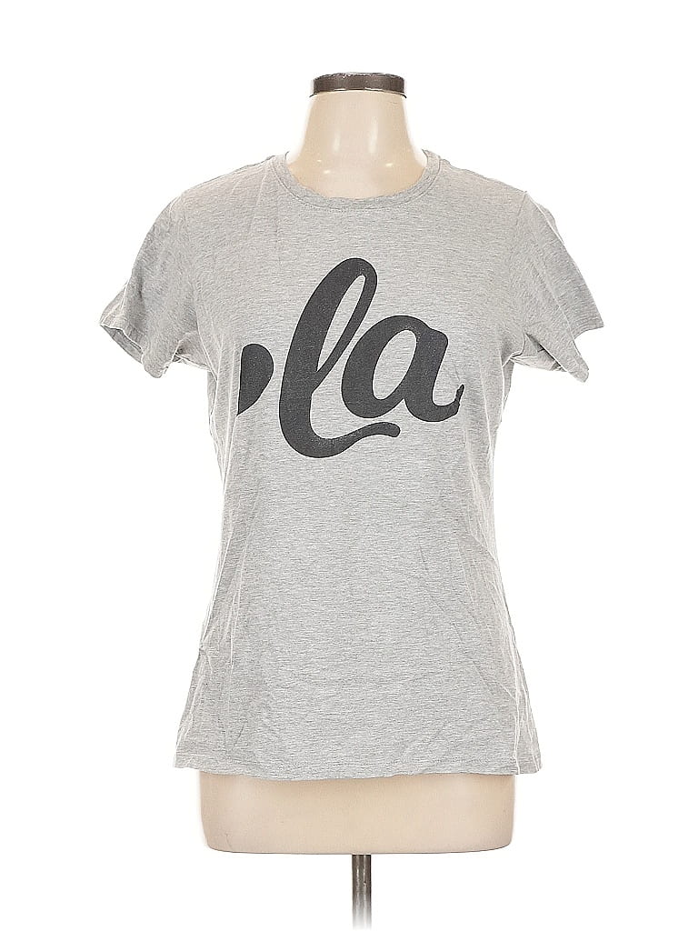 Click to view more detailed imagery on our partner's website Pre-owned Port & Company Short Sleeve T-shirt In Silver