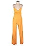 Saylor Solid Orange Jumpsuit Size S - photo 1