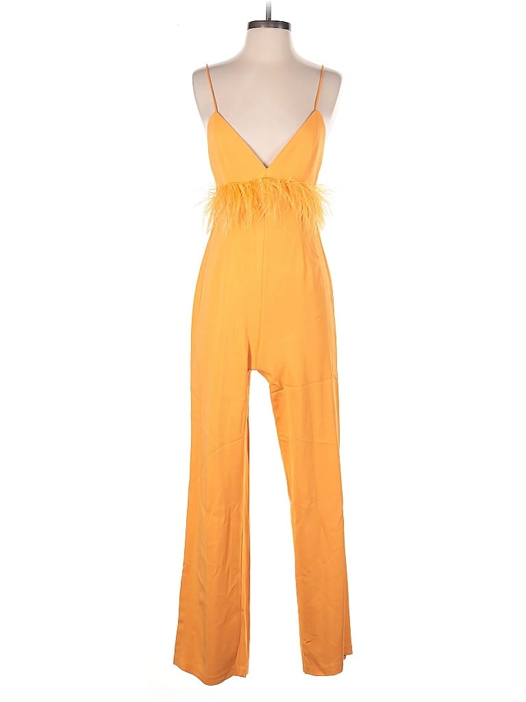 Pre-owned Saylor Jumpsuit In Orange