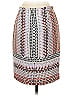J.Crew 100% Polyester Print White Casual Skirt Size 2 - photo 2