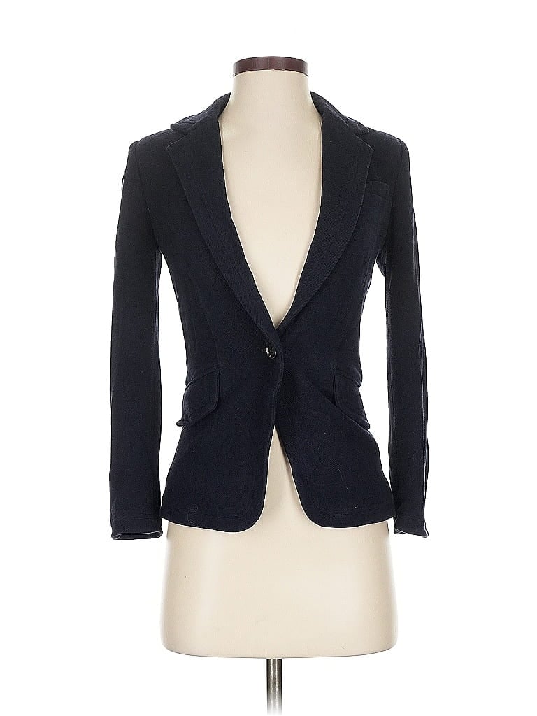 Pre-owned Diane Von Furstenberg Blazer Jacket In Blue
