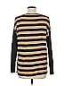 Dana Buchman Stripes Brown Pullover Sweater Size L - photo 2