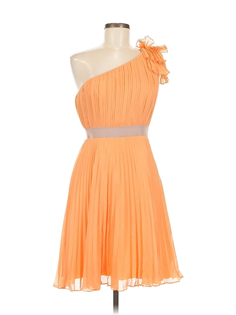 Click to view more detailed imagery on our partner's website Pre-owned Bcbgmaxazria Cocktail Dress In Orange