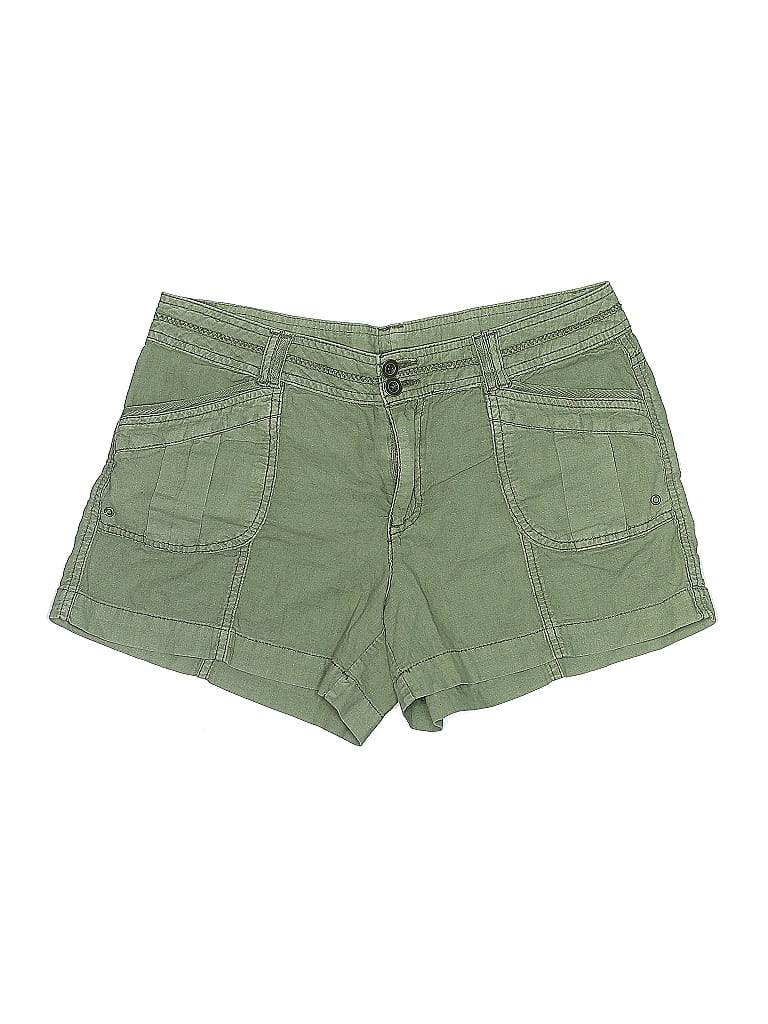 Pre-owned Maurices Khaki Shorts In Green
