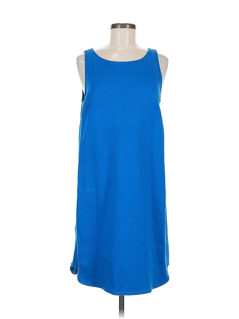 Pre-owned Ann Taylor Casual Dress In Blue