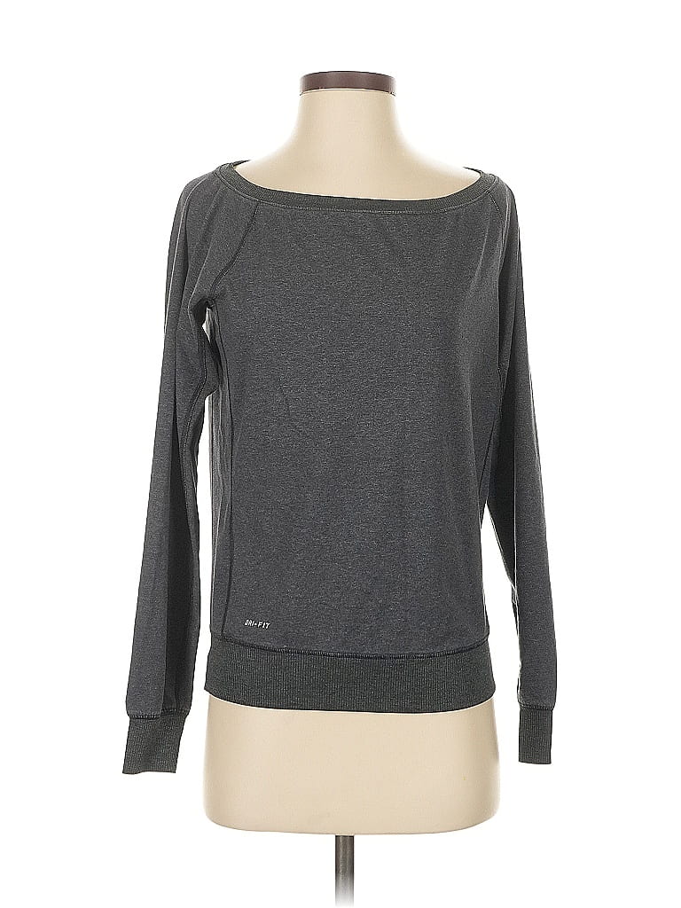 Pre-owned Nike Sweatshirt In Gray