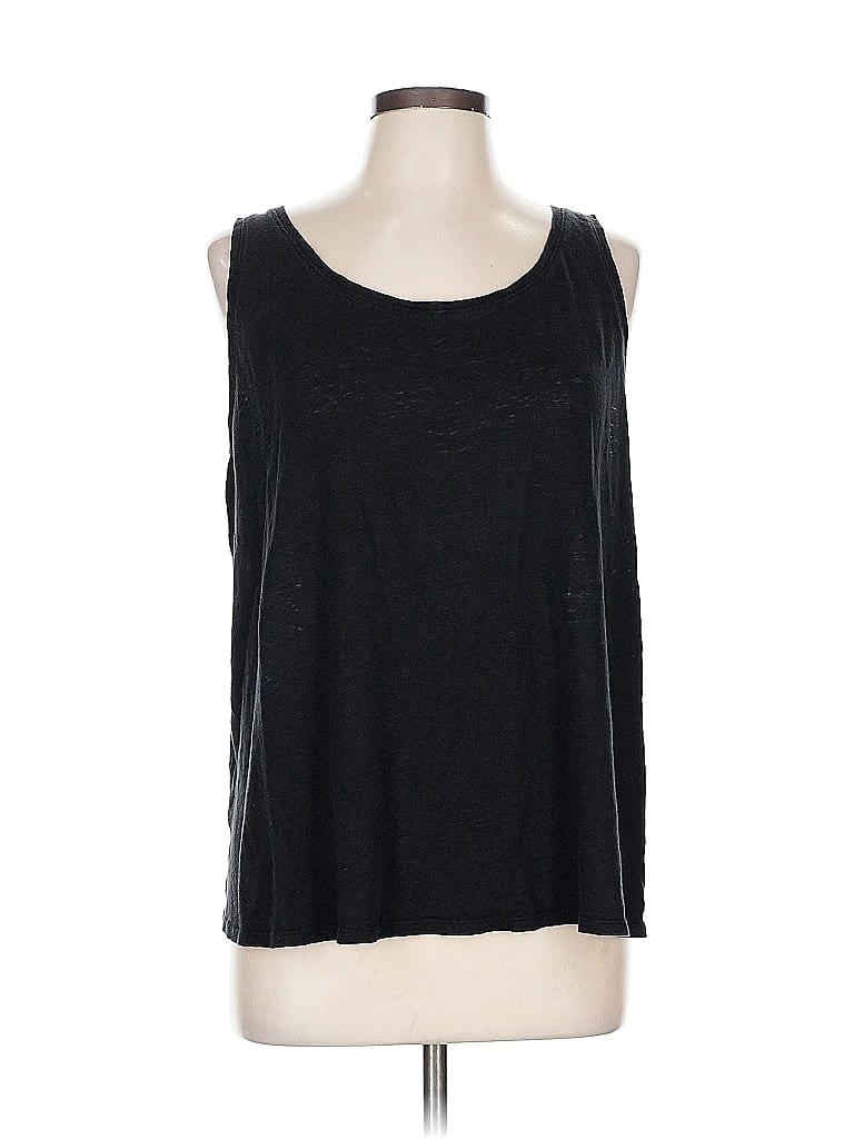 Pre-owned Eileen Fisher Sleeveless T-shirt In Black
