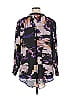 Jennifer Lopez 100% Polyester Purple 3/4 Sleeve Blouse Size 1X - photo 2