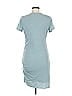 Unbranded Solid Teal Casual Dress Size M - photo 2